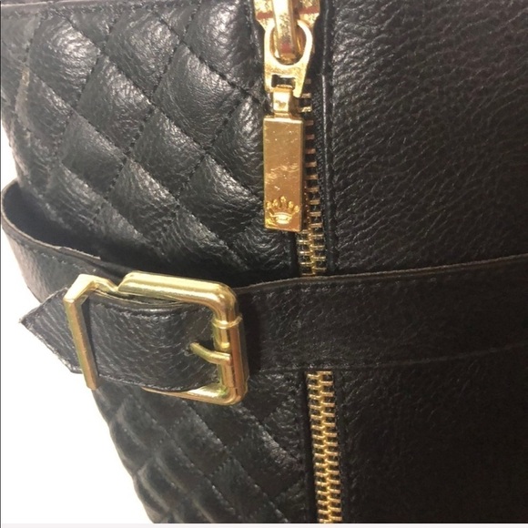 Nina Tall Black Studded Riding Boots Size 5 - Picture 5 of 8